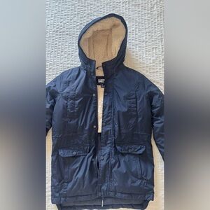 Lands' End Kids BLUE Expedition Winter Waterproof Down Parka XL14-16